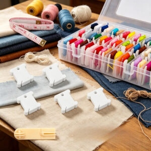 Kit Organizador Hilos Bordado y Manualidades con Caja 36 Divisores