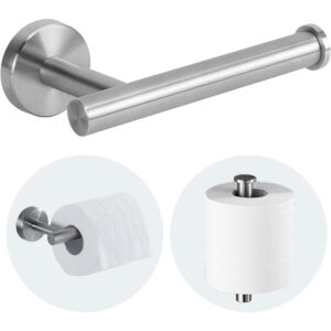Portarrollos Adhesivo 3M Sin Taladrar para Baño y Cocina