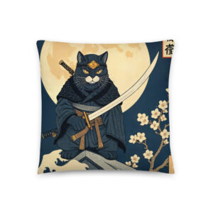 Cojín Gato Ninja · Ukiyo-e