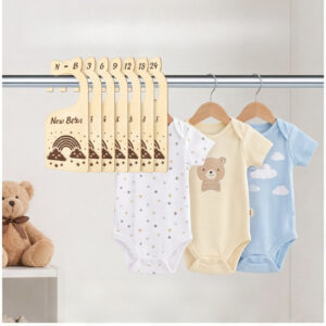 Set 6 Divisores de Ropa Arcoíris para Armario - Orden con Estilo