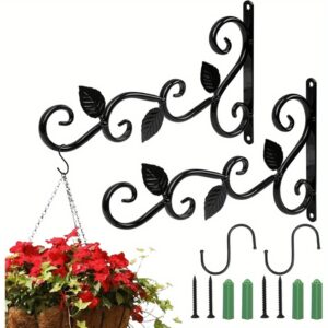 Kit Organizador Negro Exterior: Soportes y Ganchos para Cestas