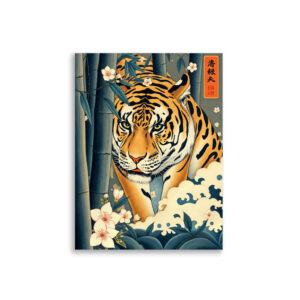 Lámina Tigre Japonés · Ukiyo-e