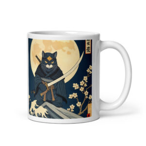 Taza Gato Ninja · Ukiyo-e