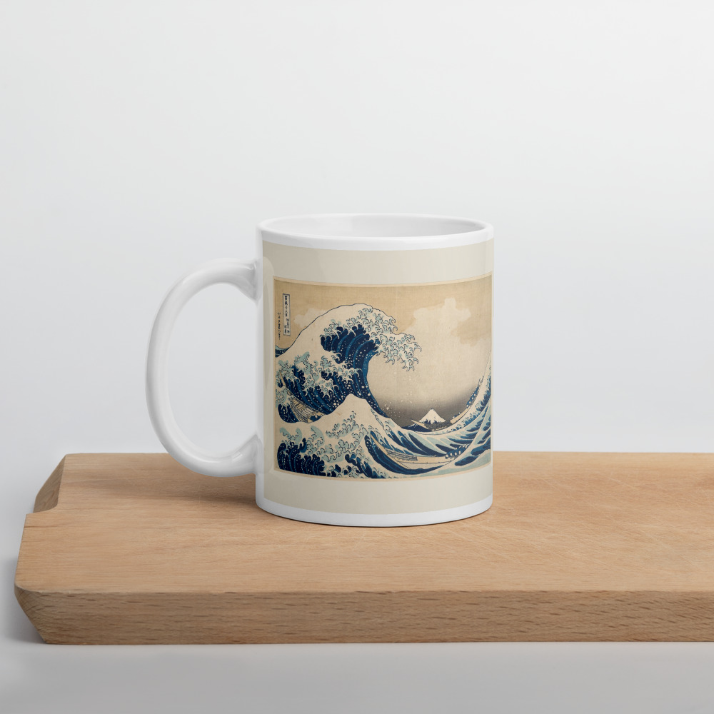 Taza La gran ola de Kanagawa · Hokusai