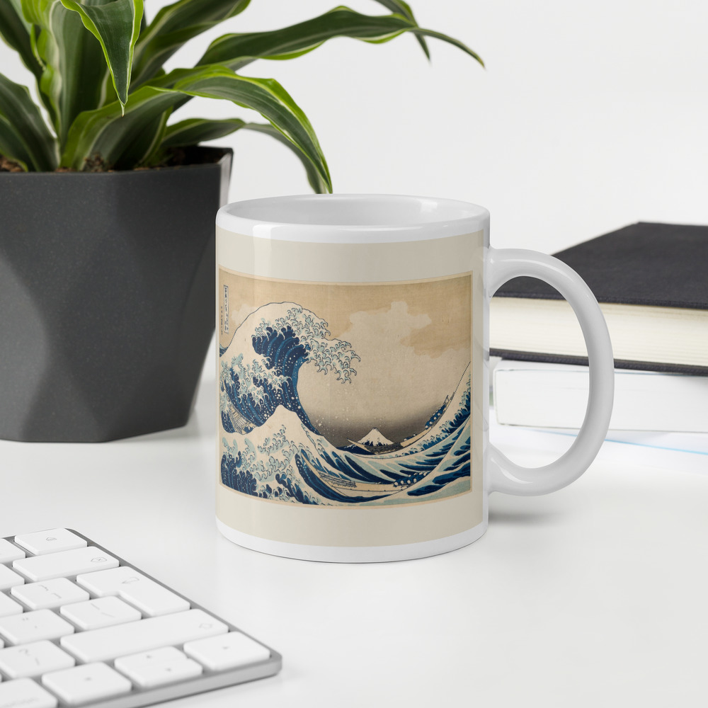 Taza La gran ola de Kanagawa · Hokusai
